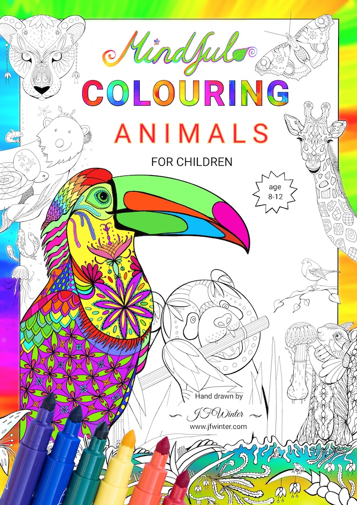 Animal Coloring Books for Kids Ages 8-12: Toddler Coloring Book